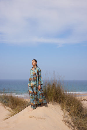 Haathee Pyjama in SMALL BLUE - Sustainable Fashion by KLEED LOUNGEWEAR