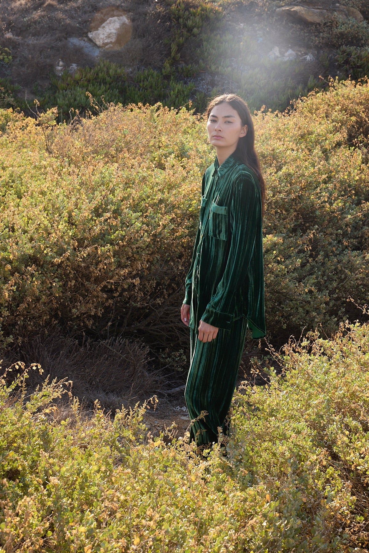 Peepal Green Pyjama in EXTRA SMALL GREEN - Sustainable Fashion by KLEED LOUNGEWEAR