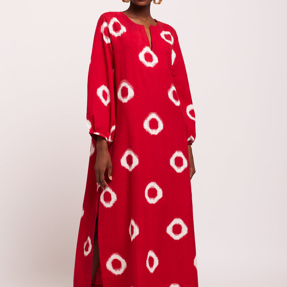 Red Manda Kaftan [KLEED]