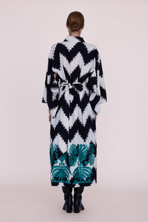 Jain Black Kimono in XS/S BLACK - Sustainable Fashion by KLEED LOUNGEWEAR