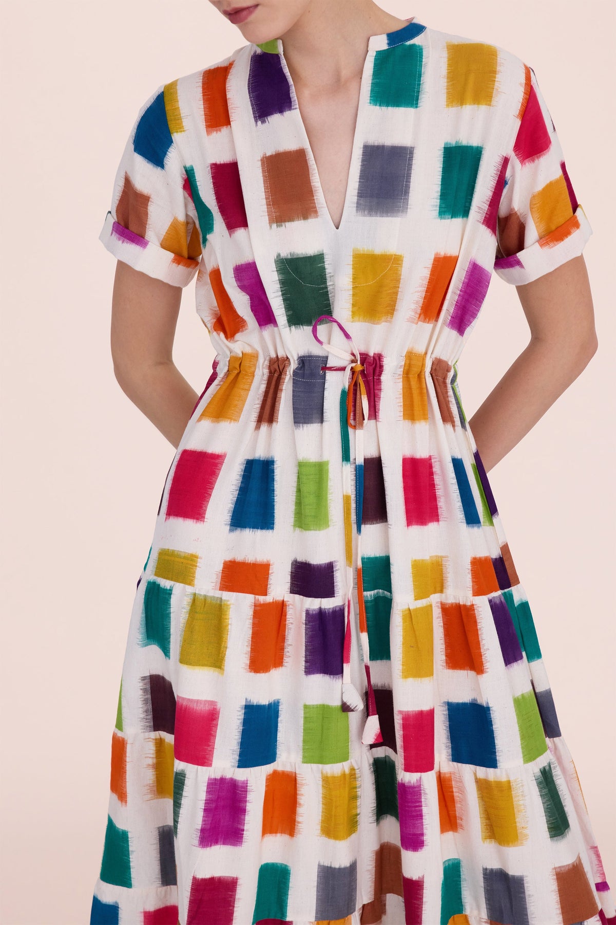 Multi - Squares Bikaner in S/M MULTI - COLOR - Sustainable Fashion by KLEED LOUNGEWEAR