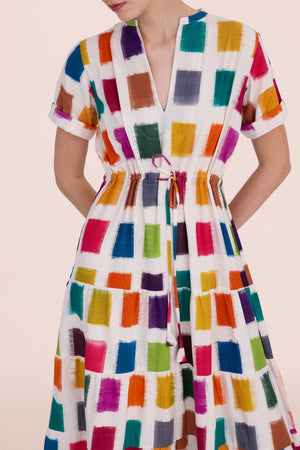 Multi - Squares Bikaner in S/M MULTI - COLOR - Sustainable Fashion by KLEED LOUNGEWEAR