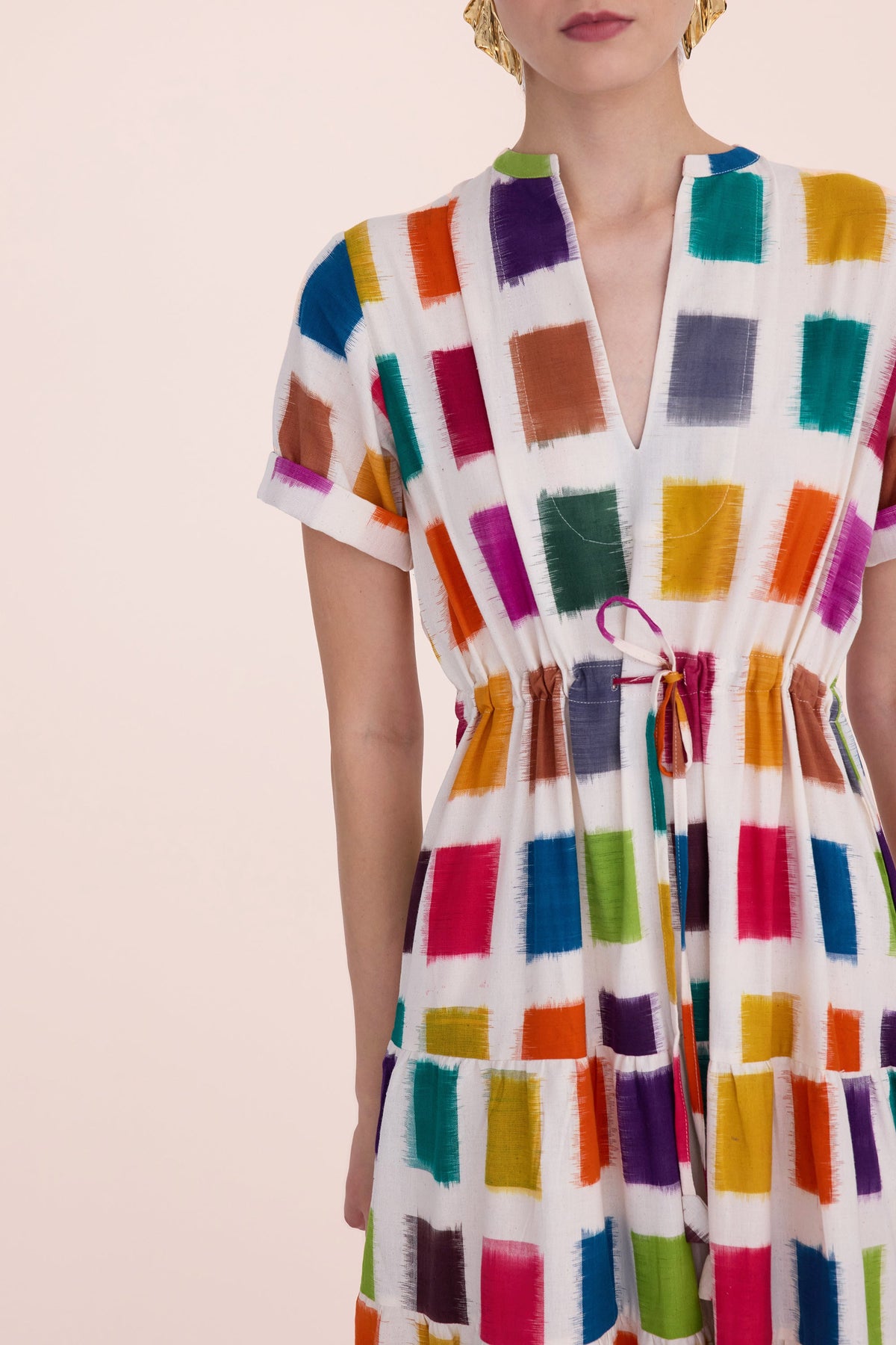 Multi - Squares Bikaner in S/M MULTI - COLOR - Sustainable Fashion by KLEED LOUNGEWEAR