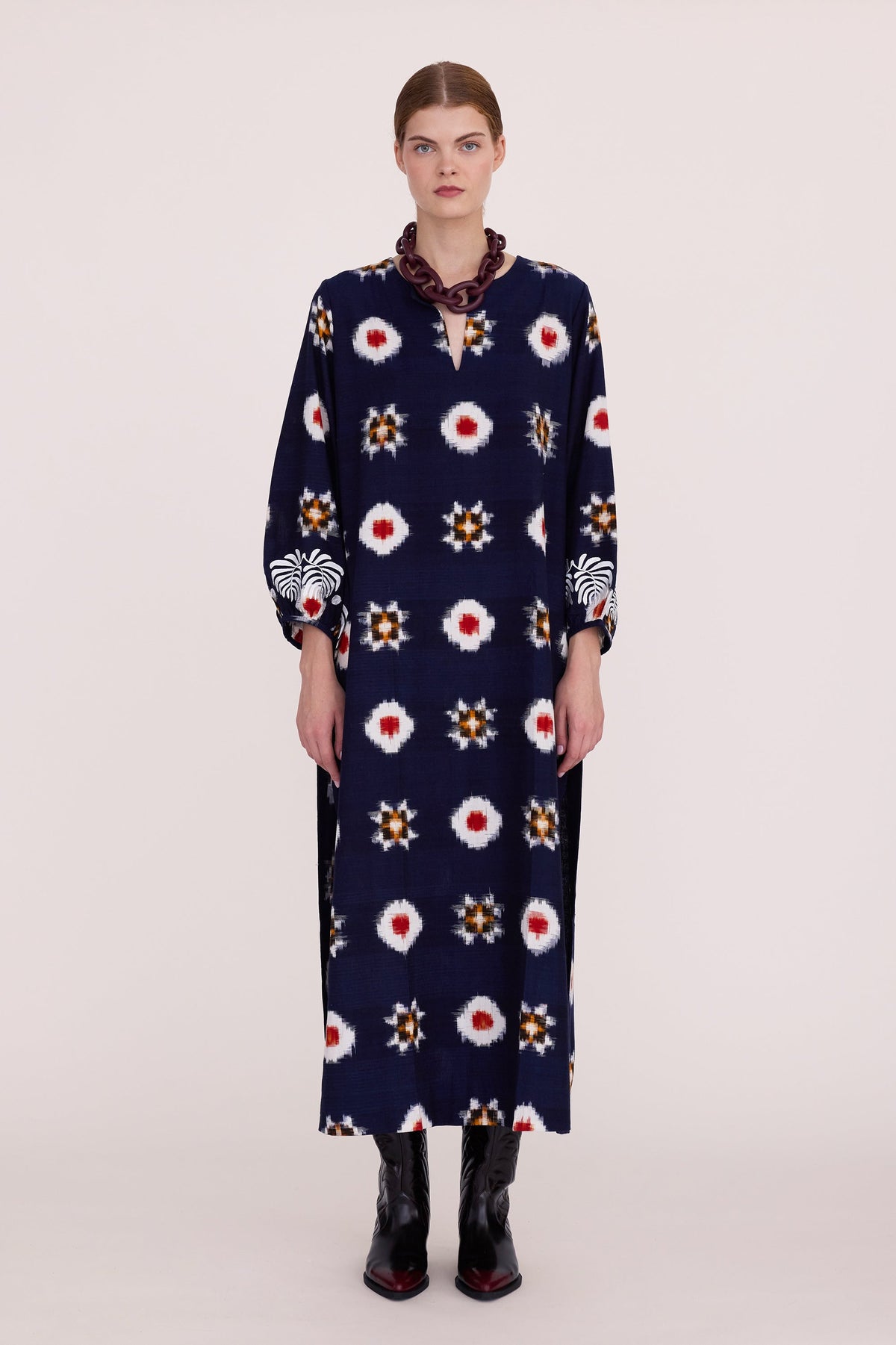 Gadisar Midnight Kaftan in XS/S DARK BLUE - Sustainable Fashion by KLEED LOUNGEWEAR