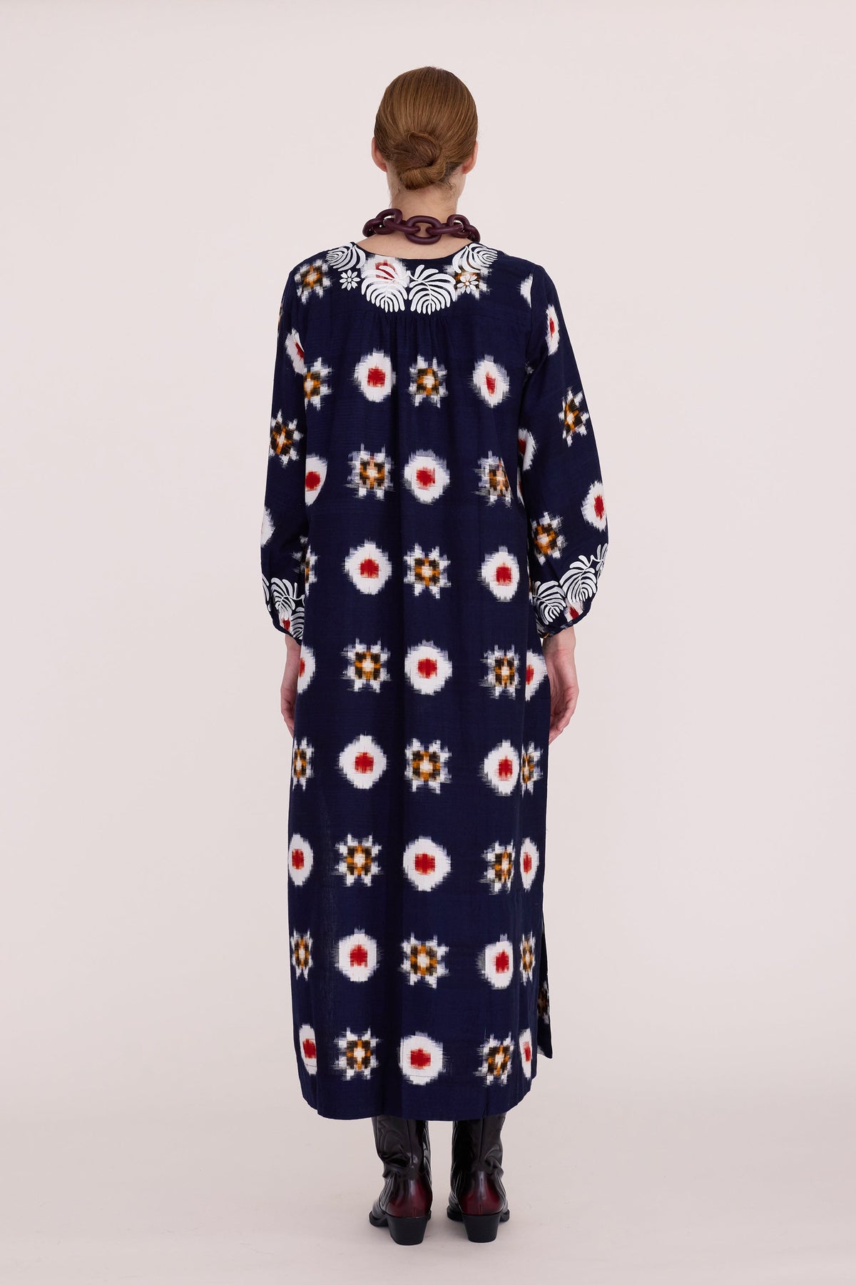 Gadisar Midnight Kaftan in XS/S DARK BLUE - Sustainable Fashion by KLEED LOUNGEWEAR