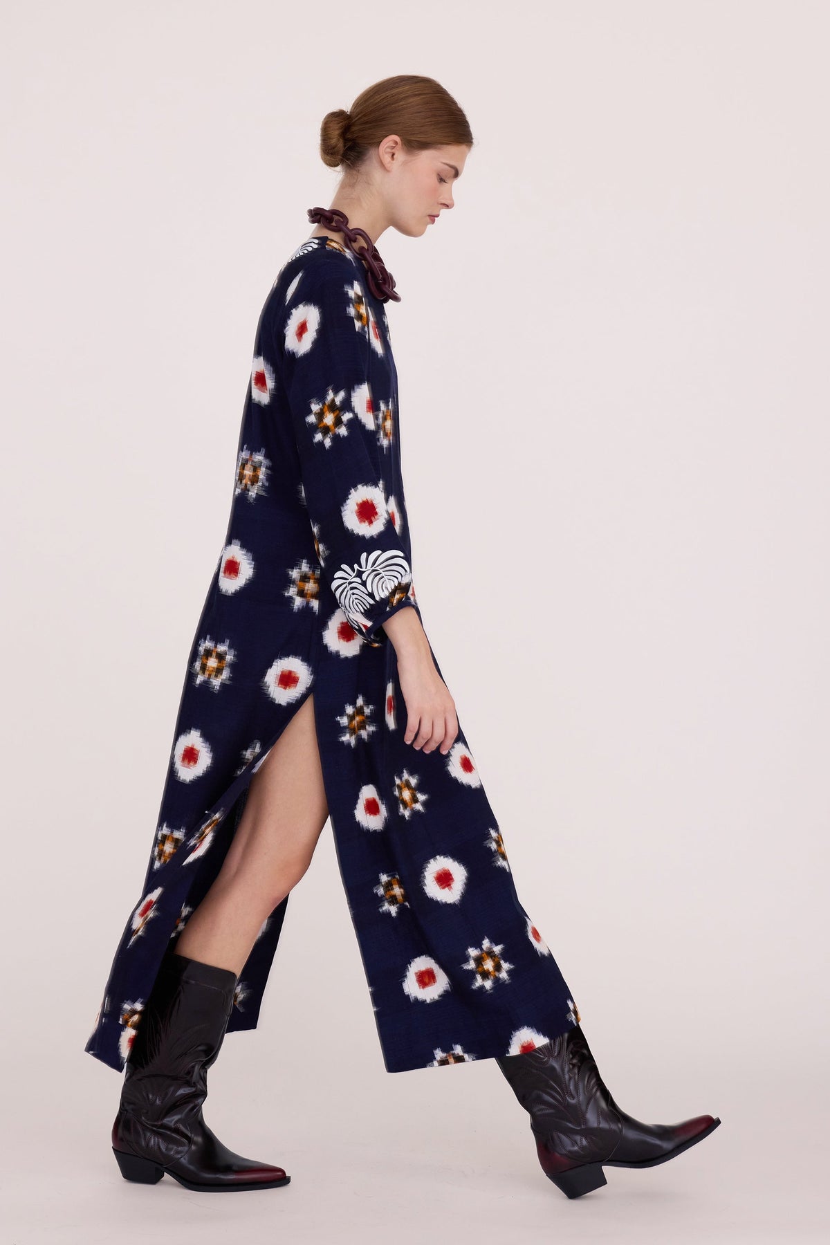 Gadisar Midnight Kaftan in XS/S DARK BLUE - Sustainable Fashion by KLEED LOUNGEWEAR