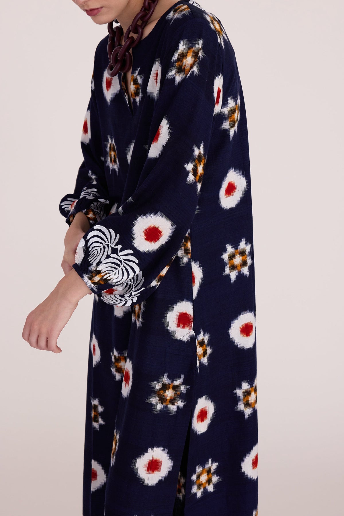 Gadisar Midnight Kaftan in XS/S DARK BLUE - Sustainable Fashion by KLEED LOUNGEWEAR