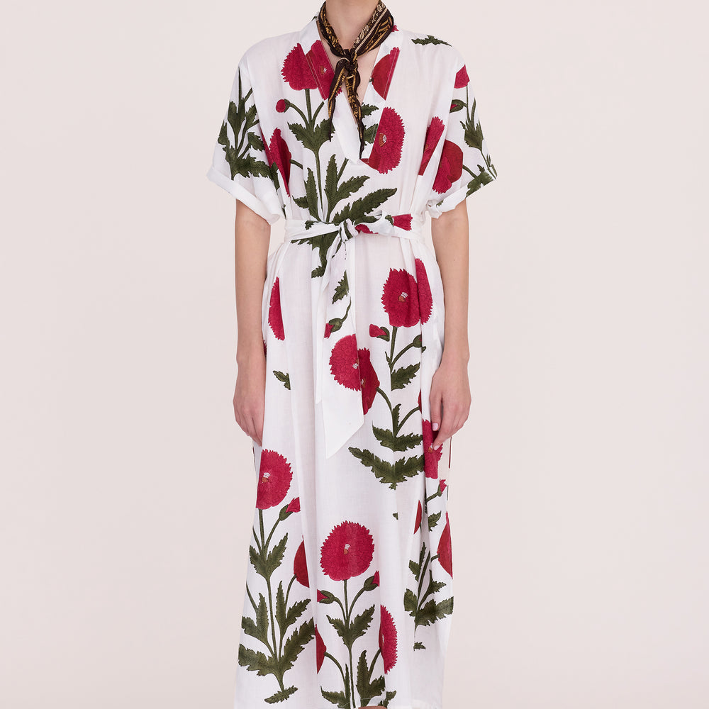 Dhara Poppy Kaftan