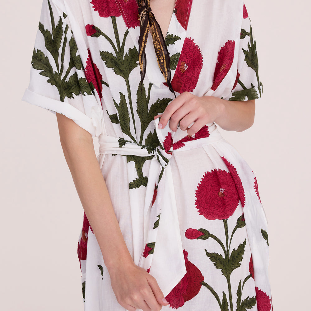 Dhara Poppy Kaftan