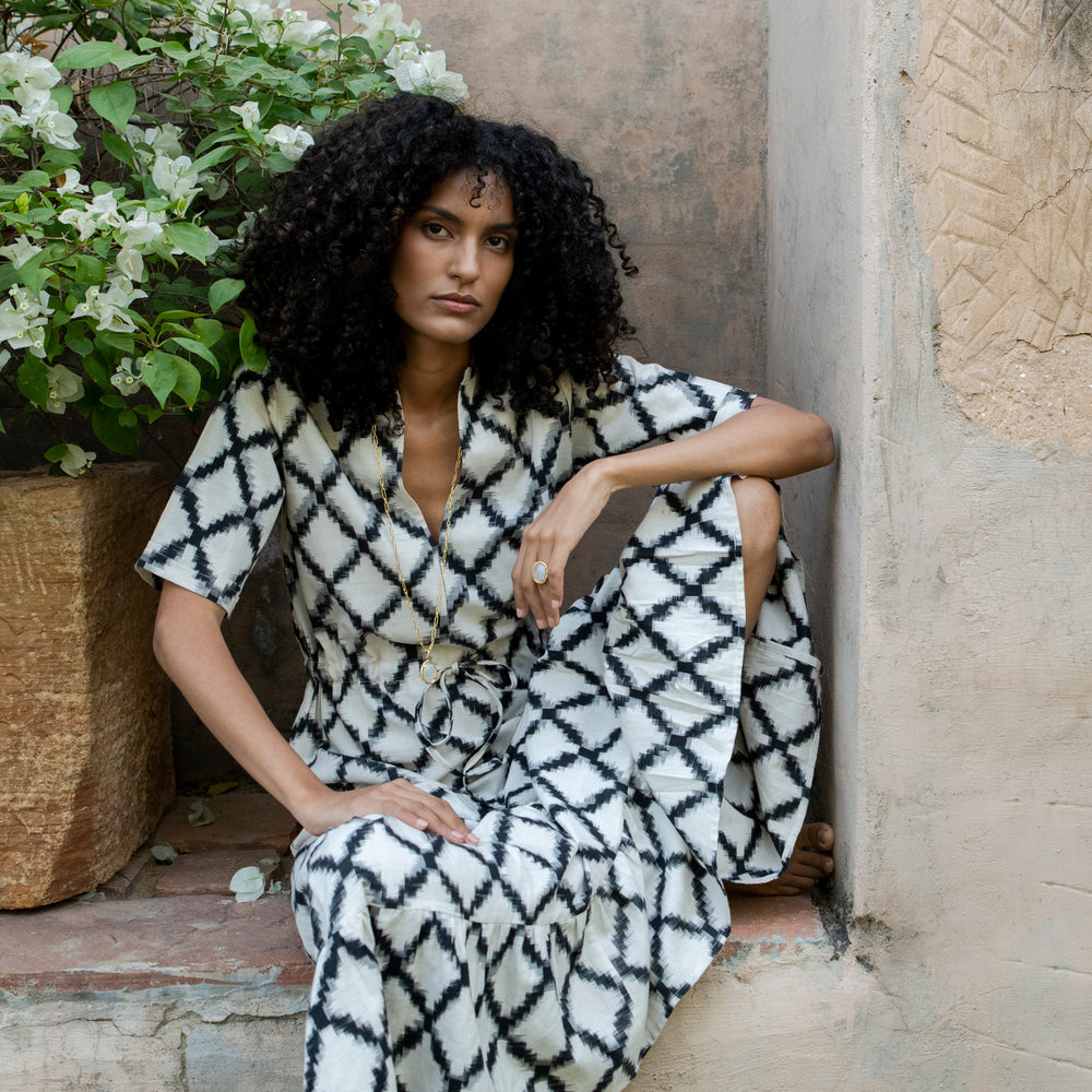 White Bikaner Dress [KLEED]