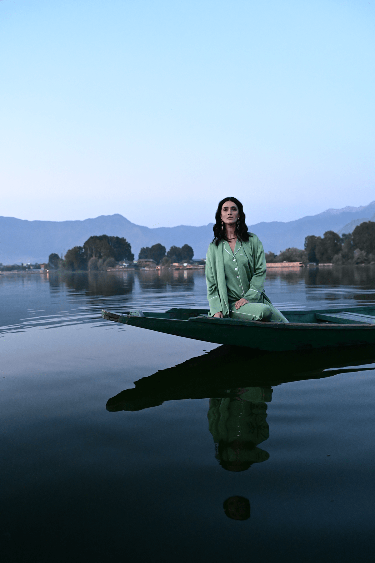 Roller Green Robe in S/M GREEN - Sustainable Fashion by KLEED LOUNGEWEAR