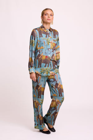 Haathee Pyjama in SMALL BLUE - Sustainable Fashion by KLEED LOUNGEWEAR