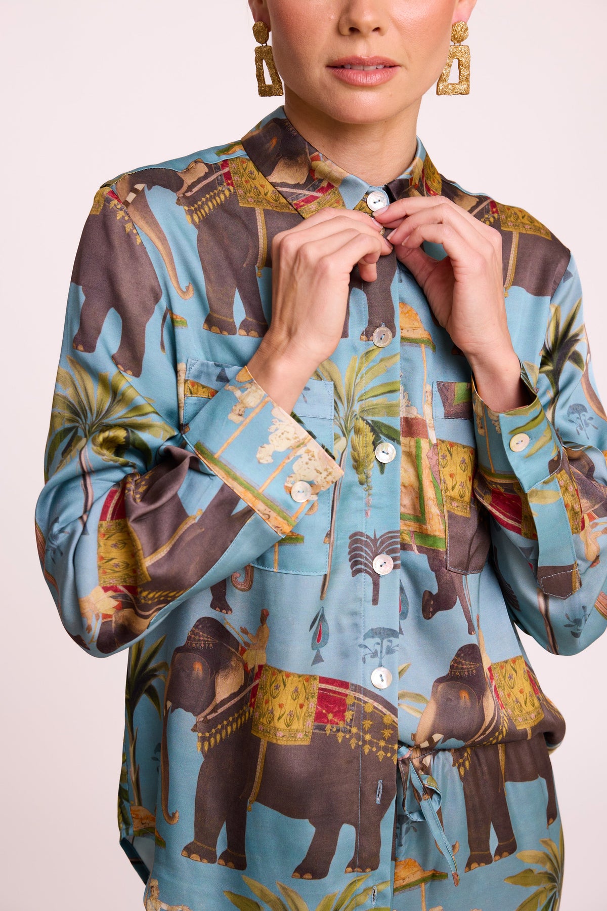 Haathee Pyjama in EXTRA SMALL BLUE - Sustainable Fashion by KLEED LOUNGEWEAR