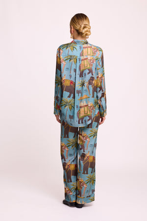 Haathee Pyjama in SMALL BLUE - Sustainable Fashion by KLEED LOUNGEWEAR