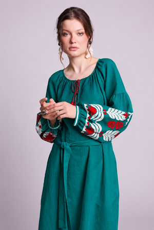 Portofino Teal Kaftan