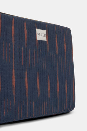 Brick Blues Computer Case in ONE SIZE DARK BLUE - Sustainable Fashion by KLEED LOUNGEWEAR