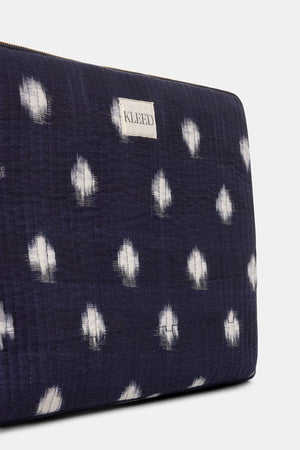 Midnight Dots Computer Case in ONE SIZE DARK BLUE - Sustainable Fashion by KLEED LOUNGEWEAR