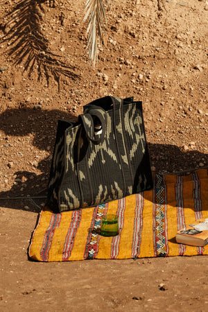 Congo Tote Bag in ONE SIZE BLACK - Sustainable Fashion by KLEED LOUNGEWEAR