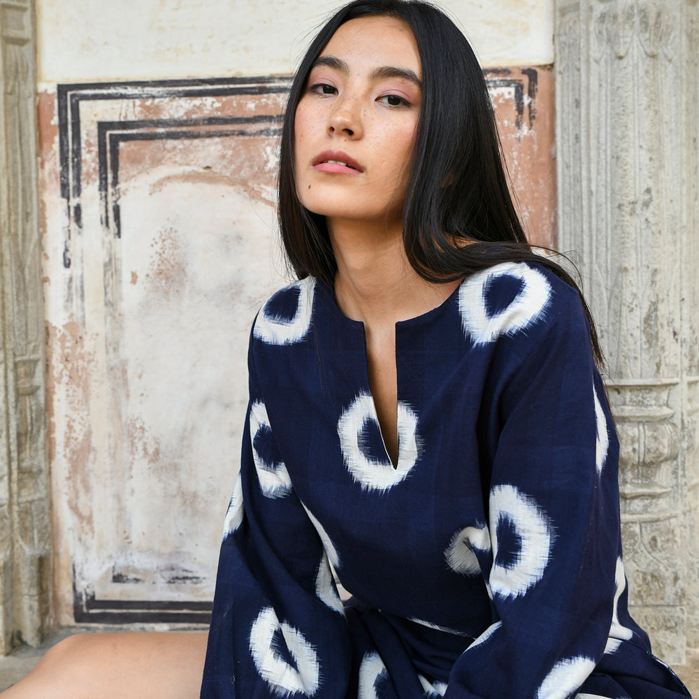 Blue Manda Kaftan