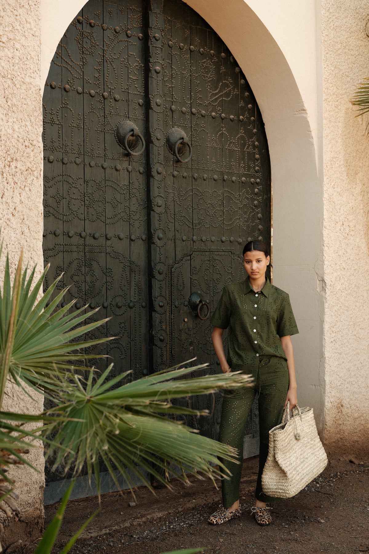Yala Khaki Pyjama in EXTRA SMALL KHAKI - Sustainable Fashion by KLEED LOUNGEWEAR