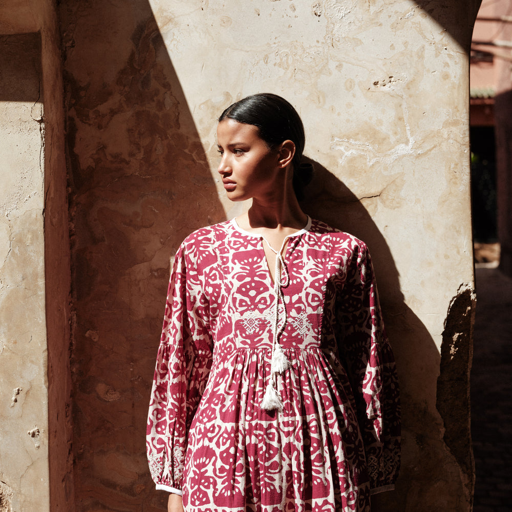 Sannar Aubergine Dress