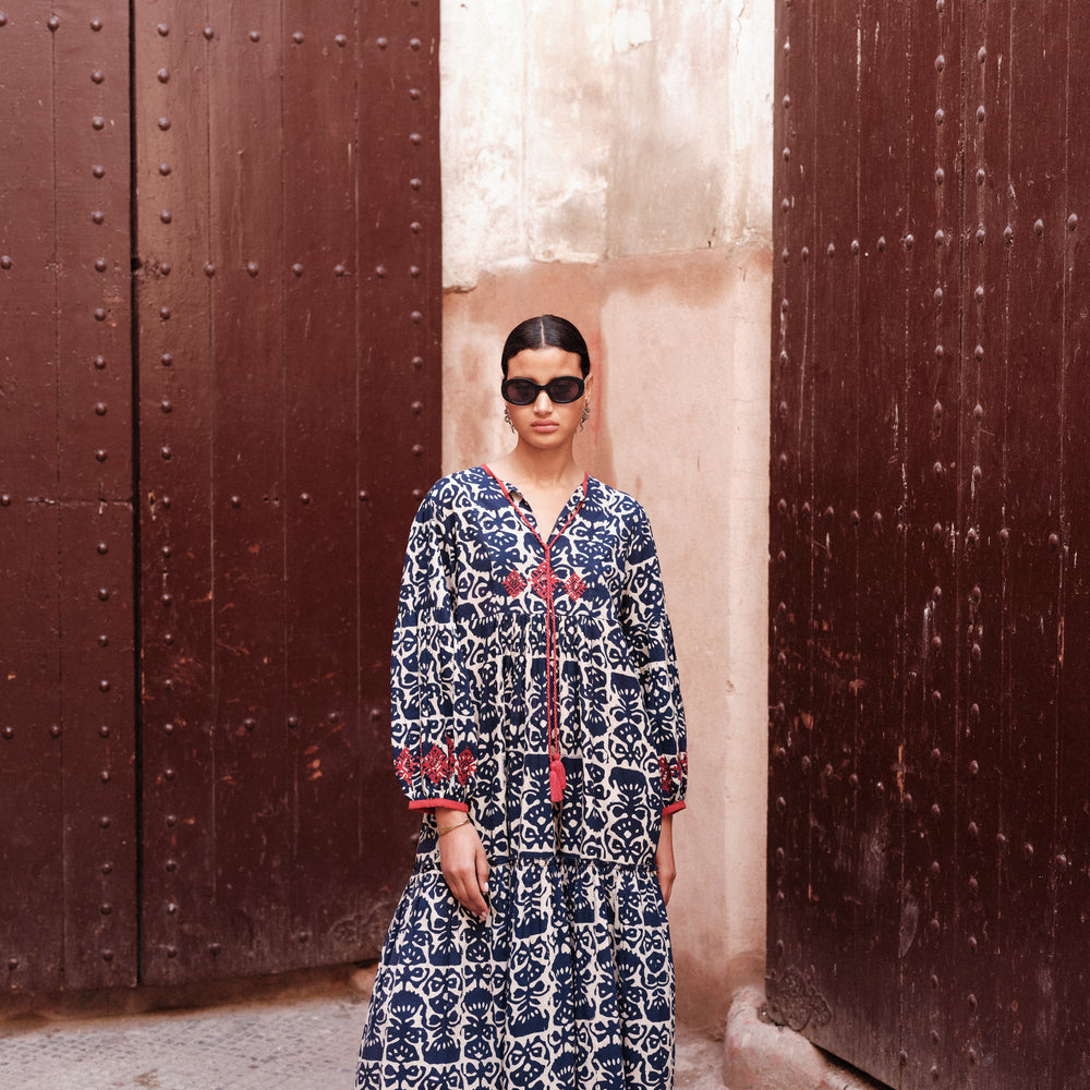 
                      
                        Sannar Blue Dress
                      
                    