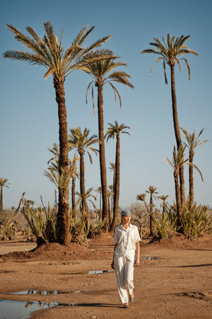 Jackie White Pyjama in EXTRA SMALL WHITE - Sustainable Fashion by KLEED LOUNGEWEAR