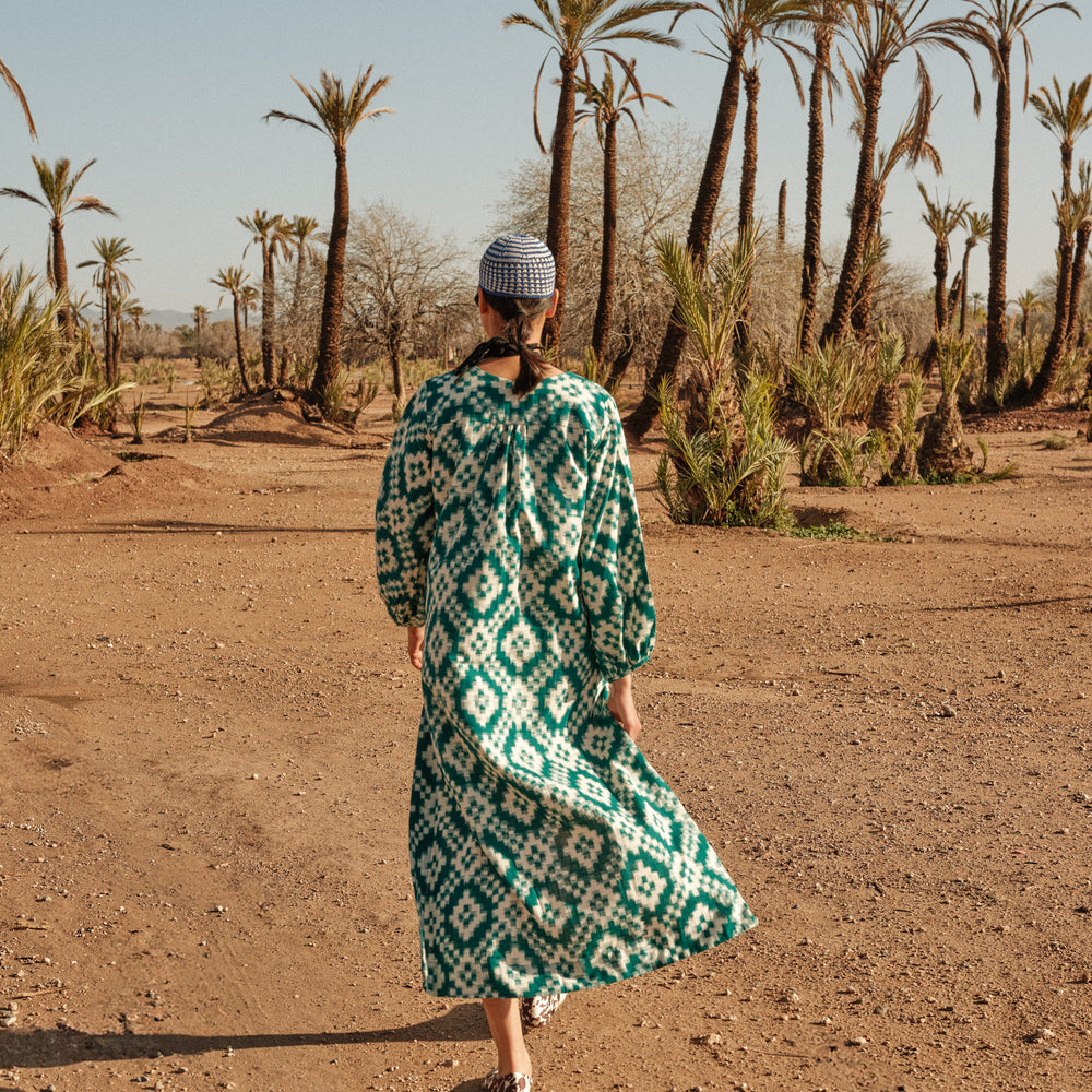
                      
                        Dorcas Green Kaftan
                      
                    
