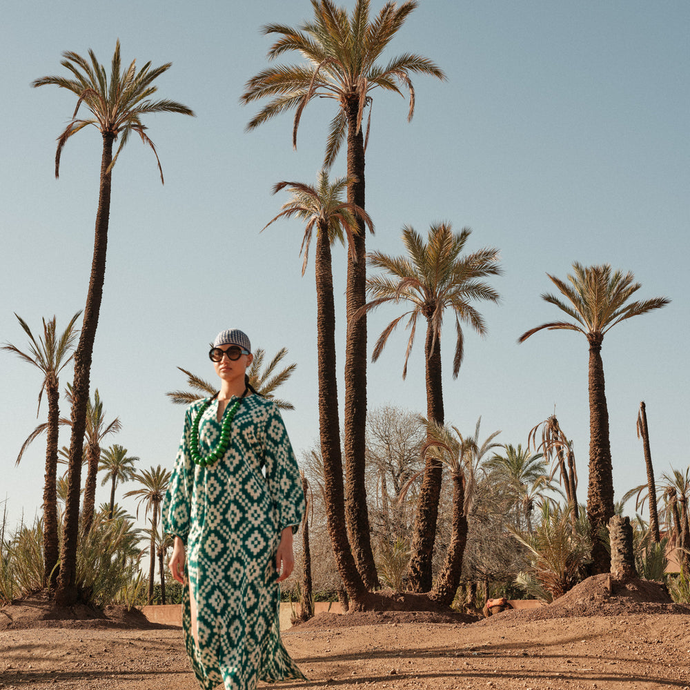 
                      
                        Dorcas Green Kaftan
                      
                    