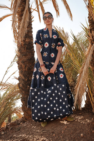 Midnight Dots Weekender in ONE SIZE DARK BLUE - Sustainable Fashion by KLEED LOUNGEWEAR