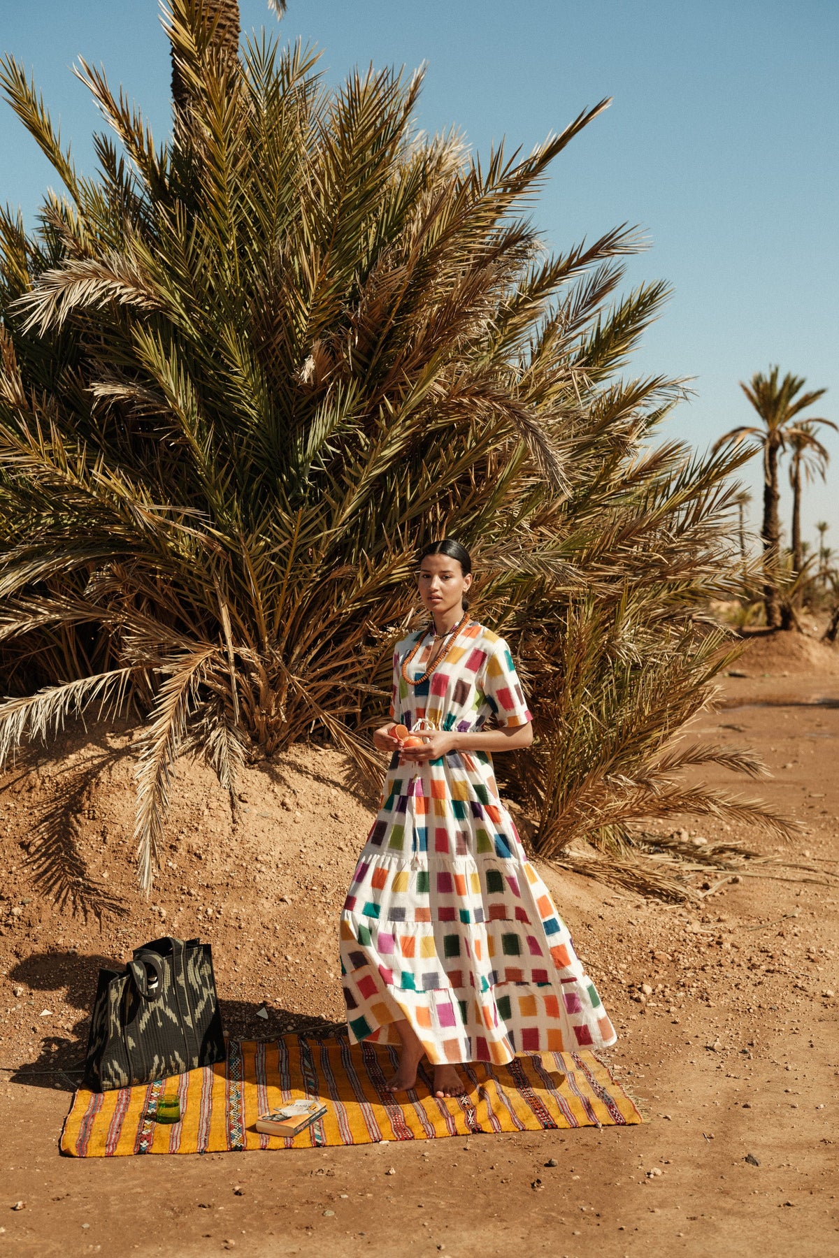 Multi - Squares Bikaner in S/M MULTI - COLOR - Sustainable Fashion by KLEED LOUNGEWEAR