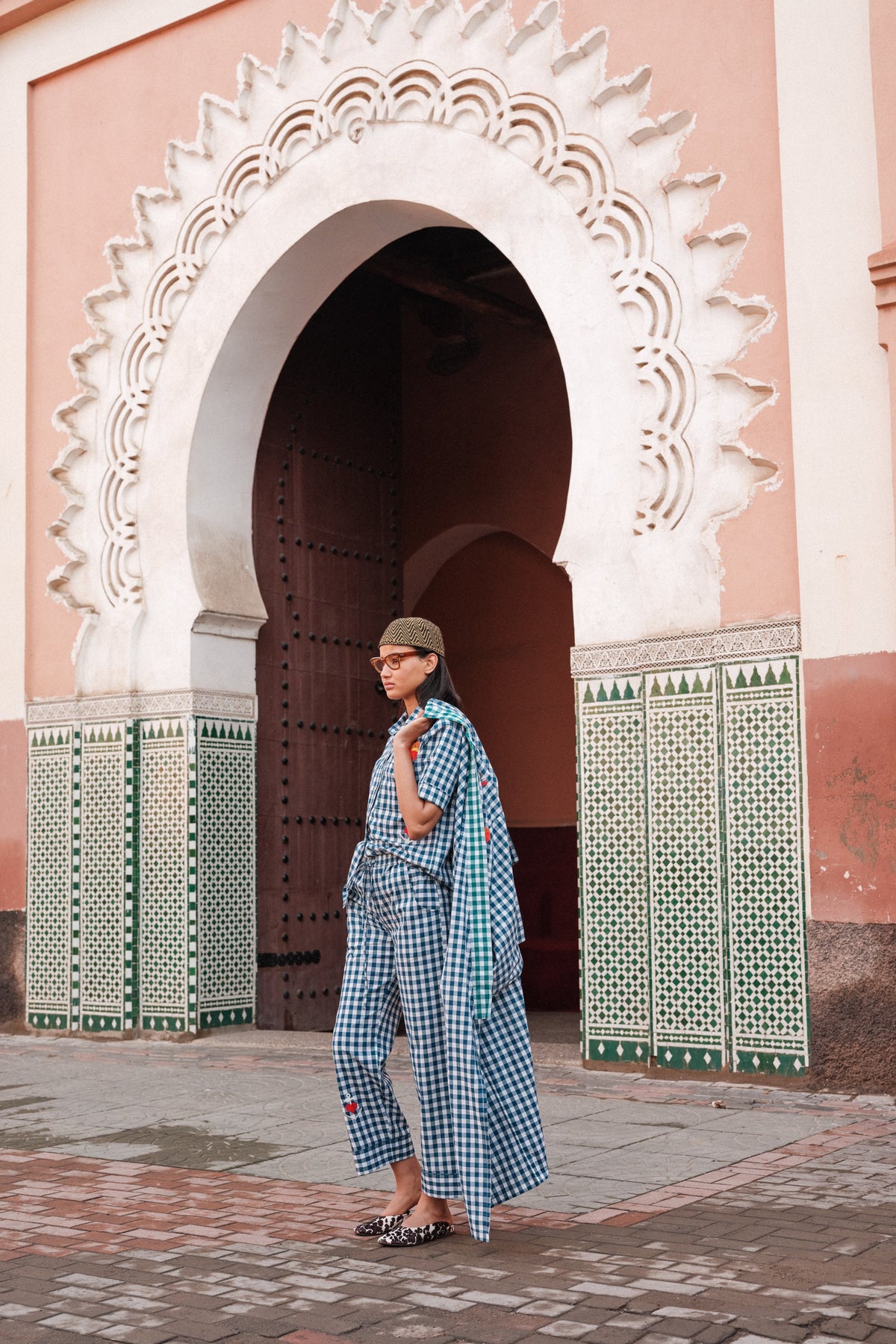 Ambar Blue Kimono in S/M BLUE - Sustainable Fashion by KLEED LOUNGEWEAR