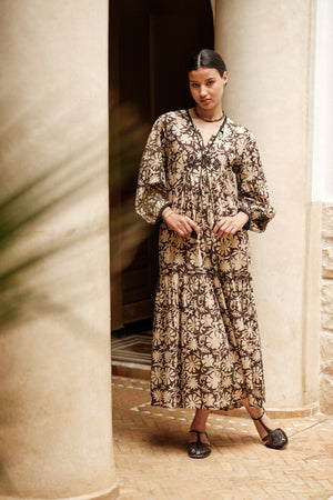 Sannar Black Dress in EXTRA SMALL BLACK - Sustainable Fashion by KLEED LOUNGEWEAR