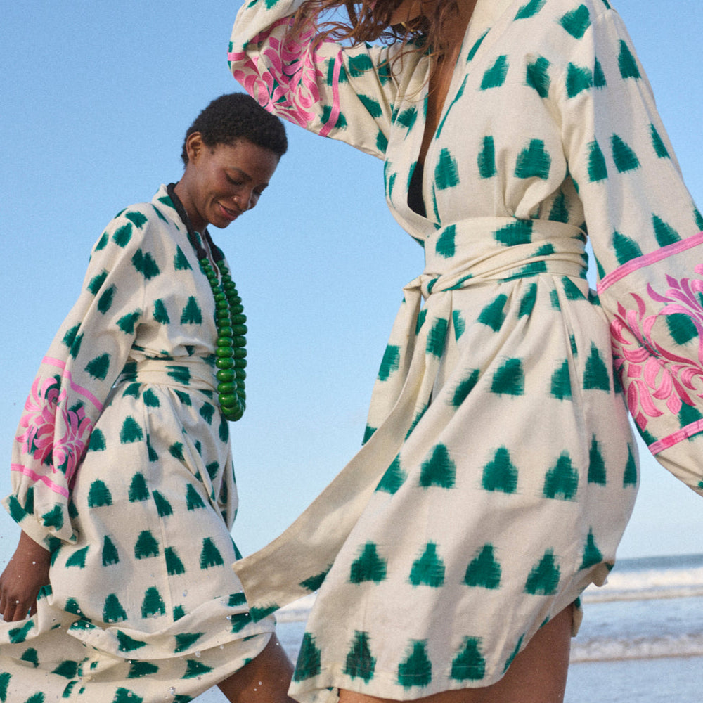 Emerald Savannah Short Kimono [KLEED]