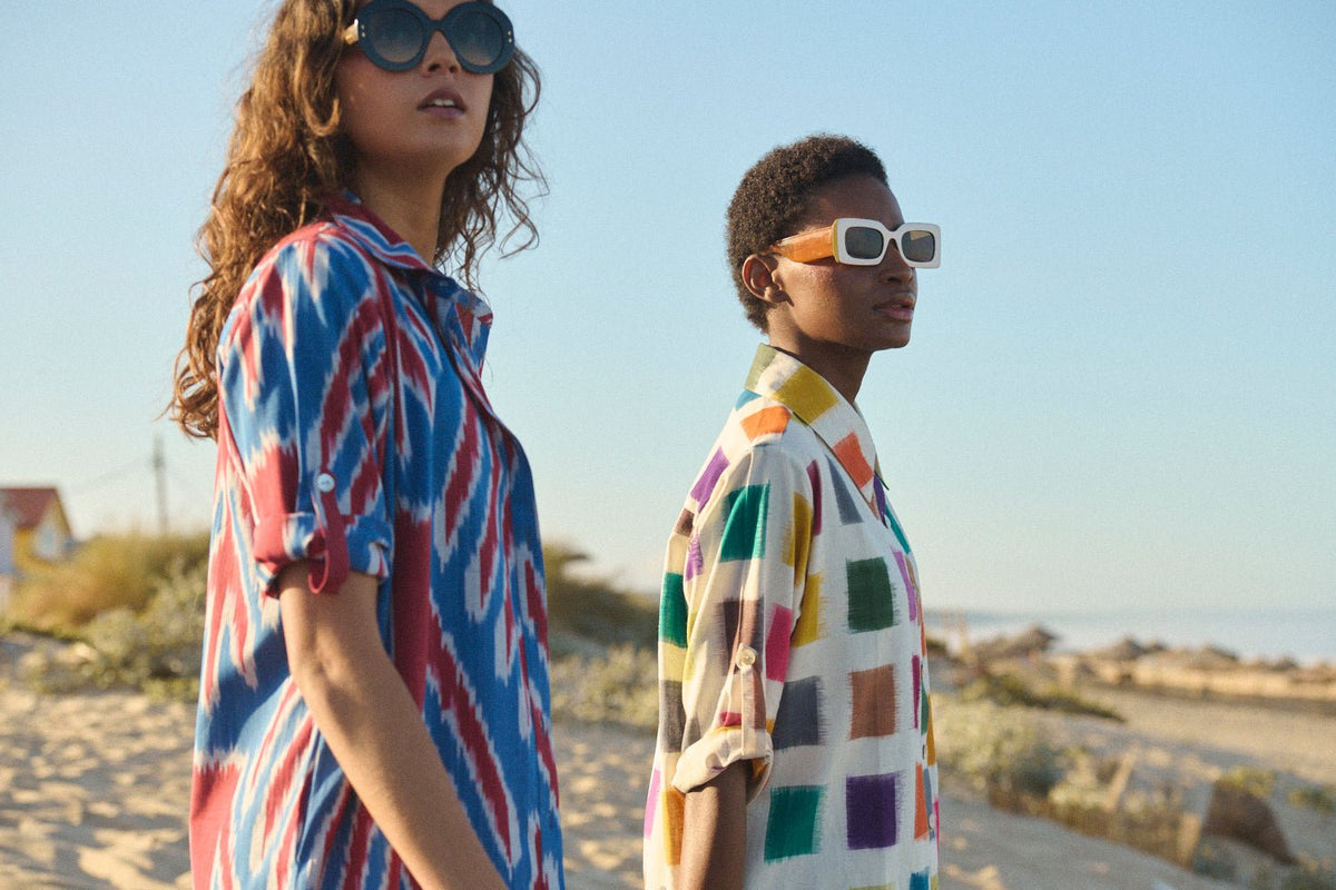 Madu Scarlet Leafs Chemisier in XS/S MULTI - COLOR - Sustainable Fashion by KLEED LOUNGEWEAR