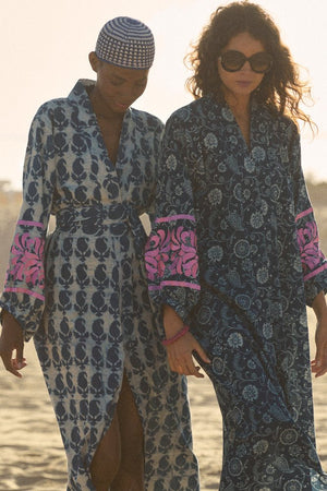 Provance Kimono in XS/S DARK BLUE - Sustainable Fashion by KLEED LOUNGEWEAR