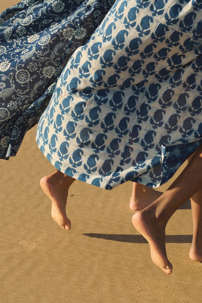 Provance Kimono in XS/S DARK BLUE - Sustainable Fashion by KLEED LOUNGEWEAR