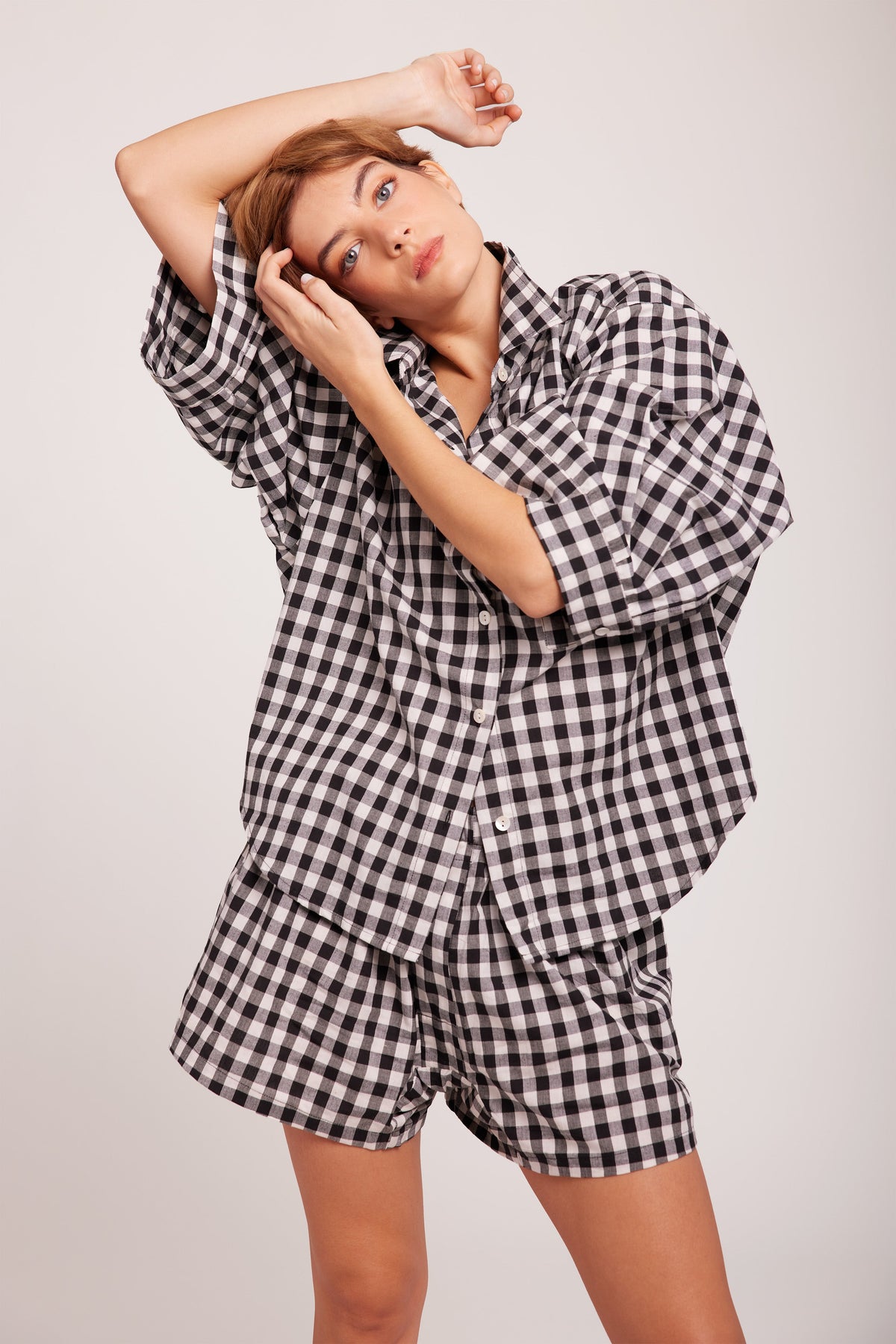 Bhati Black Short Pyjama in XS/S BLACK - Sustainable Fashion by KLEED LOUNGEWEAR