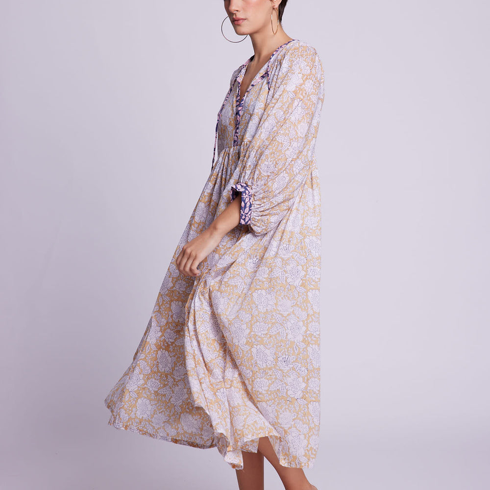 
                      
                        Kaala Yellow Midi Dress [KLEED]
                      
                    