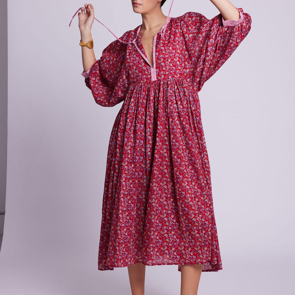 
                      
                        Kaala Red Midi Dress [KLEED]
                      
                    