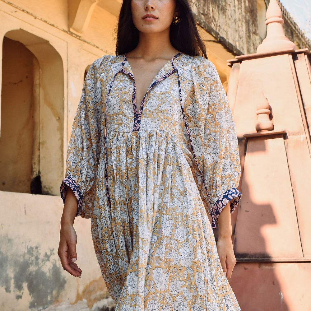
                      
                        Kaala Yellow Midi Dress [KLEED]
                      
                    