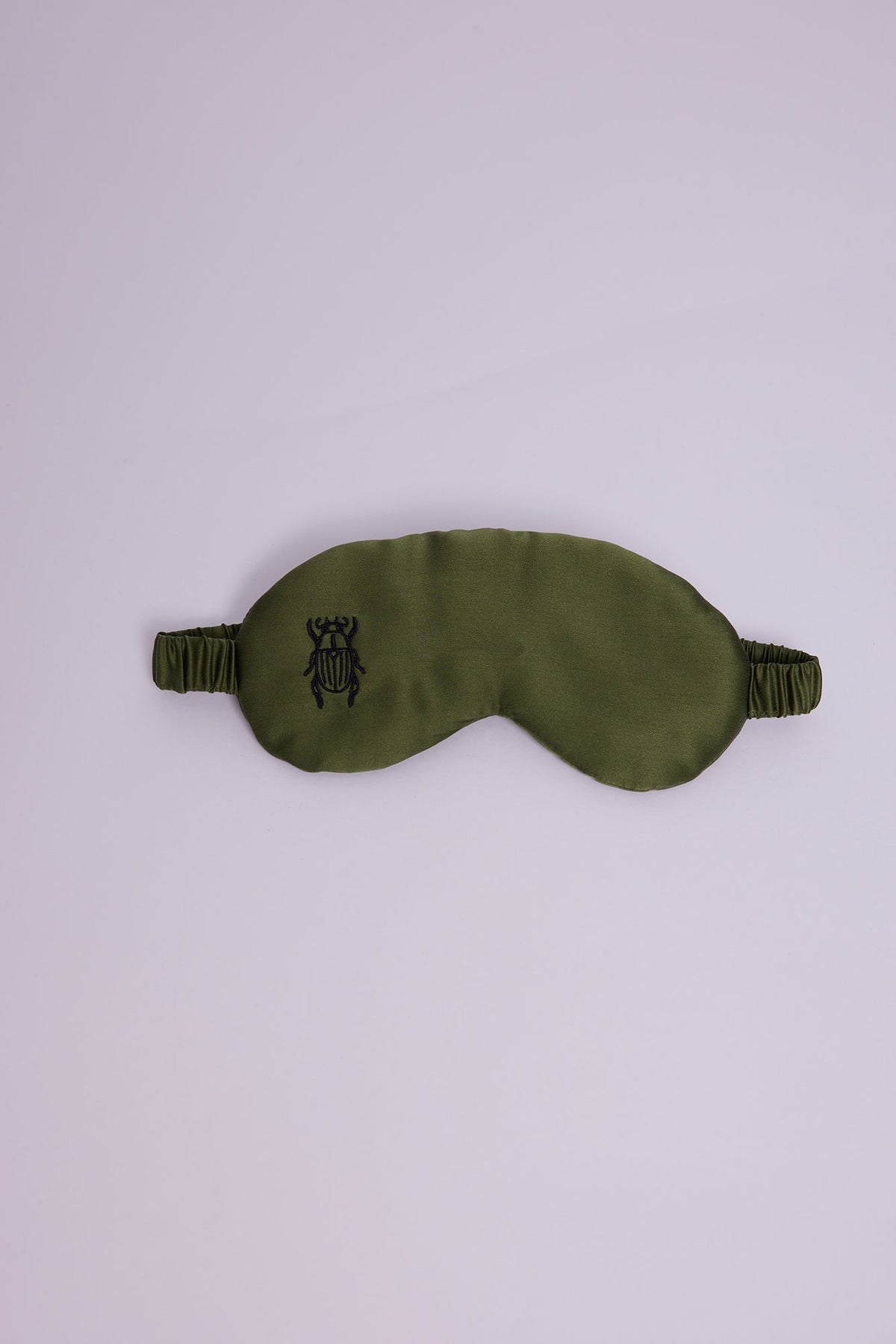 Jamun Khaki Eyemask in ONE SIZE KHAKI - Sustainable Fashion by KLEED LOUNGEWEAR