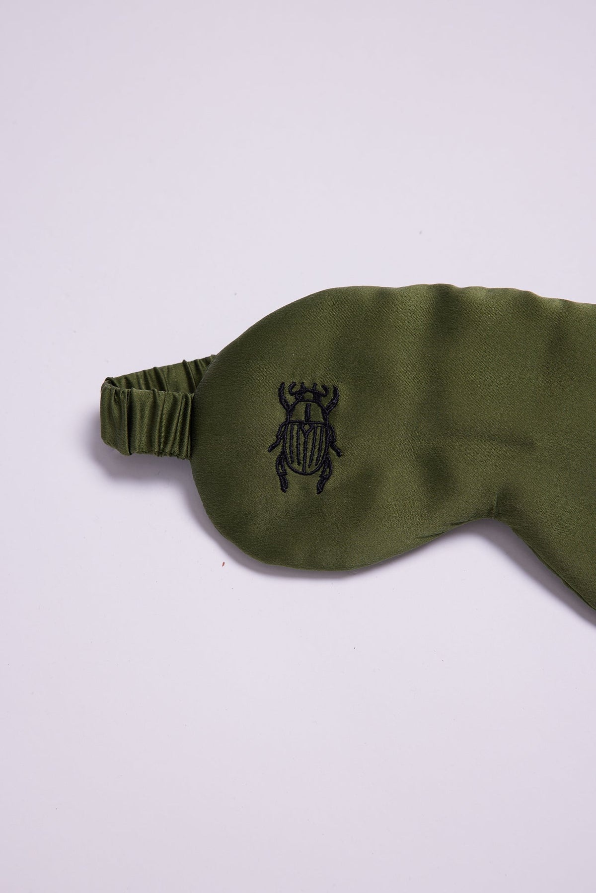 Jamun Khaki Eyemask in ONE SIZE KHAKI - Sustainable Fashion by KLEED LOUNGEWEAR