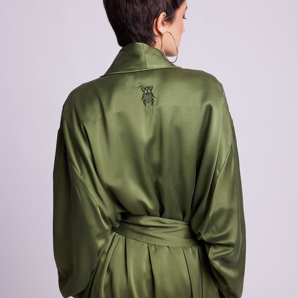 Jamun Khaki Robe