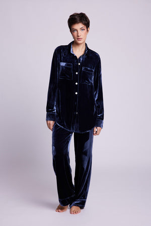 Neem Blue Pyjama in EXTRA SMALL DARK BLUE - Sustainable Fashion by KLEED LOUNGEWEAR