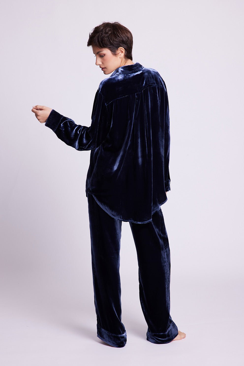 Neem Blue Pyjama in EXTRA SMALL DARK BLUE - Sustainable Fashion by KLEED LOUNGEWEAR