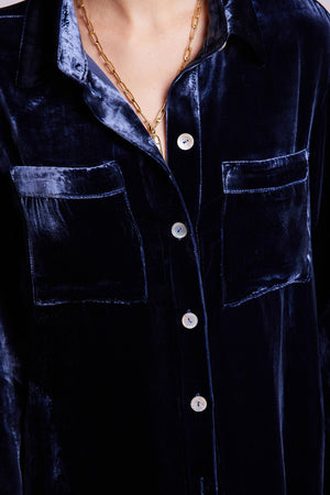 Neem Blue Pyjama in EXTRA SMALL DARK BLUE - Sustainable Fashion by KLEED LOUNGEWEAR