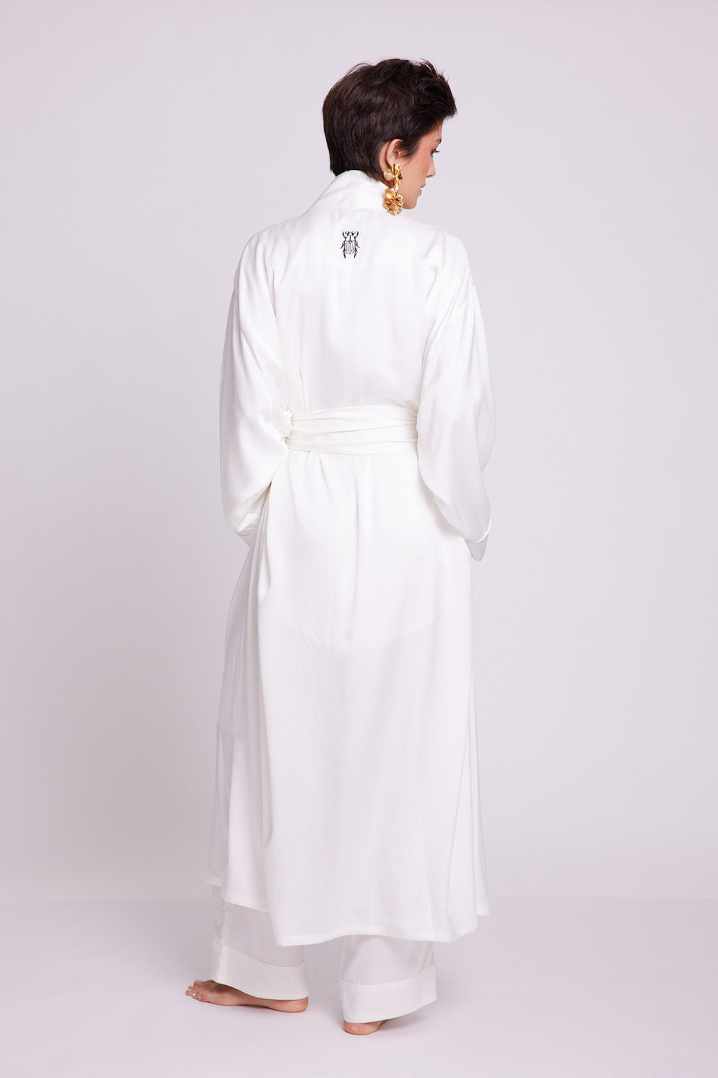 Jamun White Robe