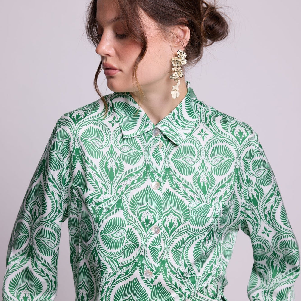 
                      
                        Kushee Green Pyjama in EXTRA SMALL GREEN - Sustainable Fashion by KLEED LOUNGEWEAR
                      
                    