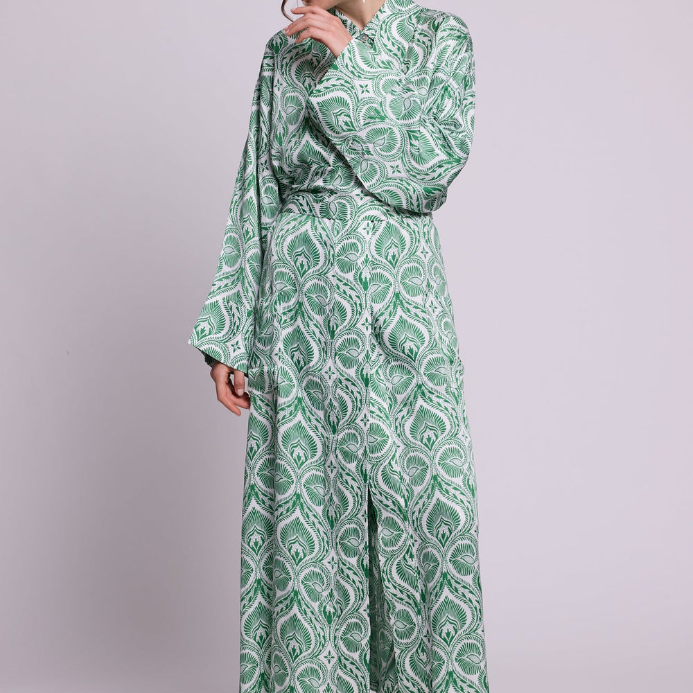 
                      
                        Kushee Green Pyjama in EXTRA SMALL GREEN - Sustainable Fashion by KLEED LOUNGEWEAR
                      
                    